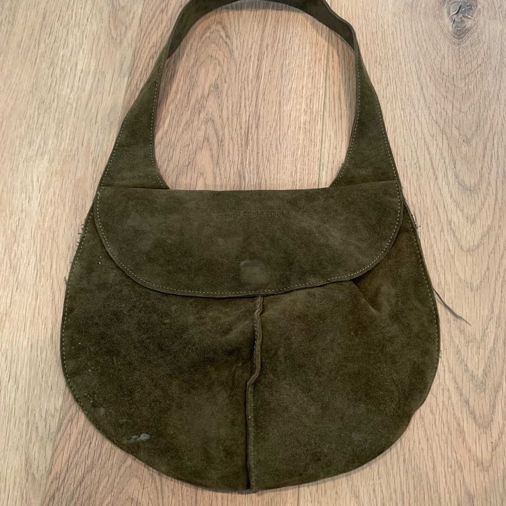 French Connection suede purse